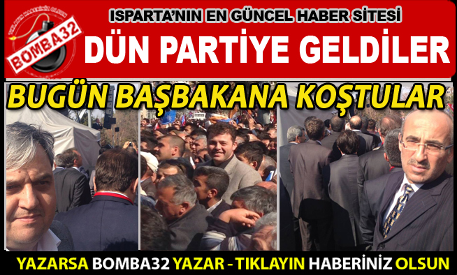 BAŞBAKANA DESTEK VERDİLER...