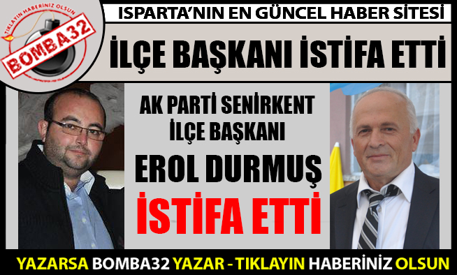 İSTİFA ETTİ!