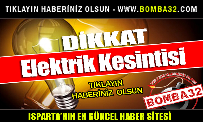 HAFTA SONU ELEKTRİK YOK