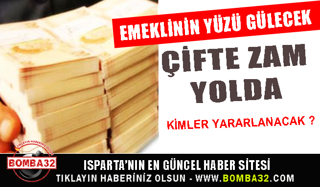 Emekliye çifte zam müjdesi!
