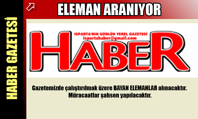 ELEMAN ARANIYOR