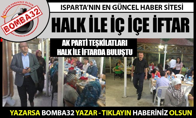 AK PARTİ İFTARDA HALK İLE BULUŞTU