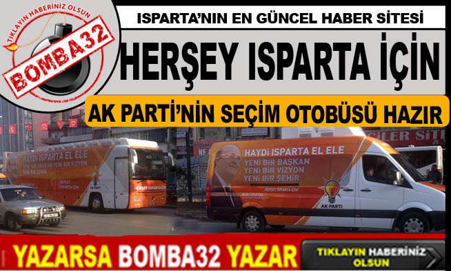 SEÇİM OTOBÜSÜ HAZIR