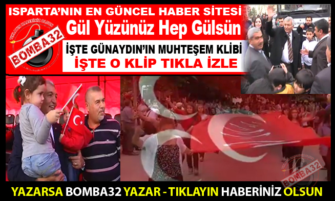 GÜNAYDIN İÇİN ŞARKI BESTELENDİ KLİP YAPILDI