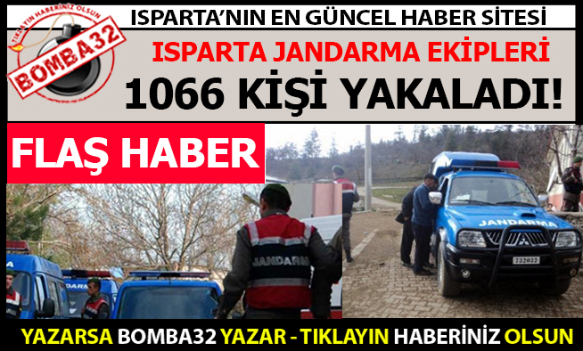 1066 KİŞİ YAKALANDI!