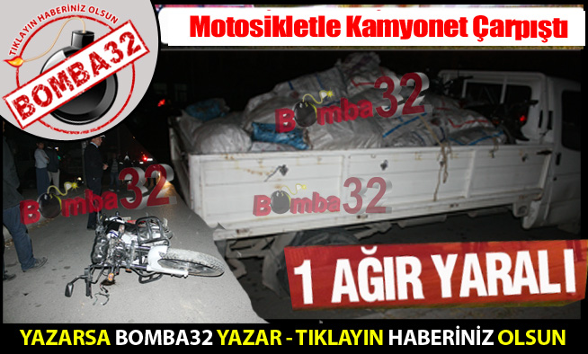 TRAFİK  KAZASI  1 YARALI