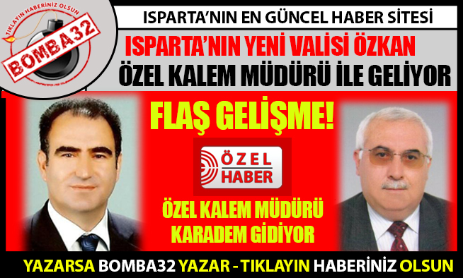 ÖZEL KALEM MÜDÜRÜ DEĞİŞİYOR