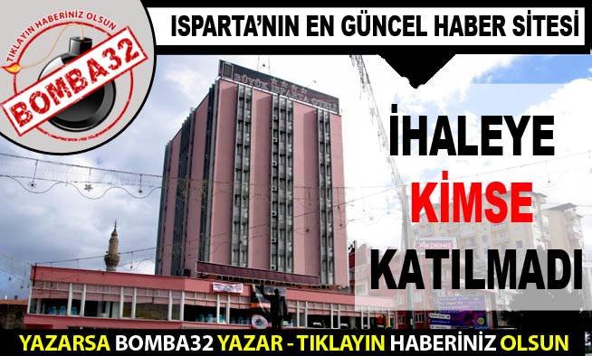 İHALEYE KİMSE KATILMADI