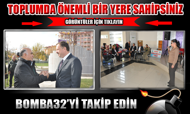 TOPLUMDA ÖNEMLİ BİR YERE SAHİPSİNİZ