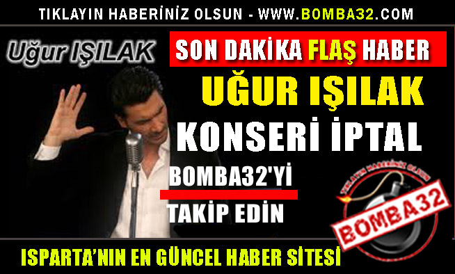 KONSER İPTAL