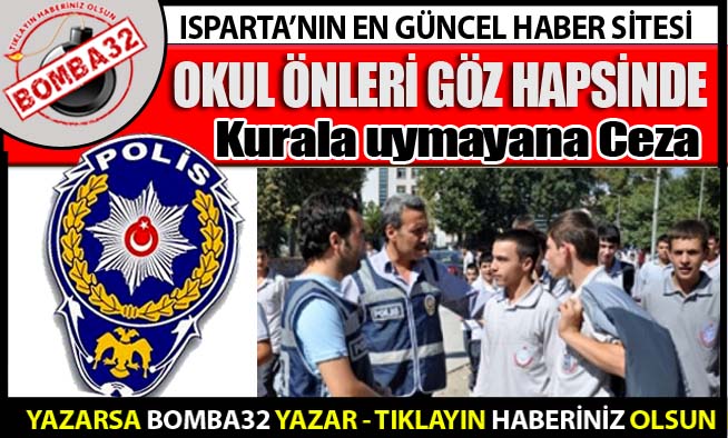 POLİS OKUL ÖNLERİNDE KUŞ UÇURTMUYOR