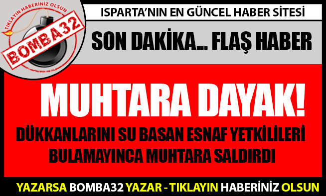 KENDİNİ MUHTARLIK OFİSİNE KİLİTLEYEREK KURTULDU