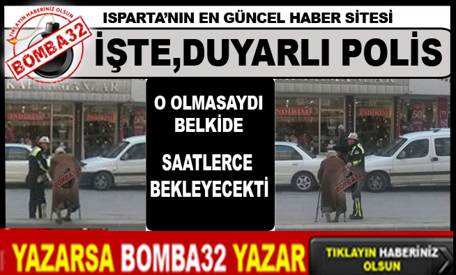 POLİSİN BU TAVRI AYAKTA ALKIŞLANDI