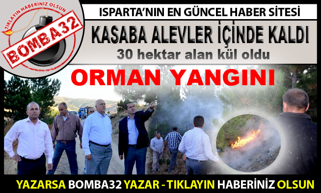 ÇARIKSARAYLARDA  ORMAN YANGINI