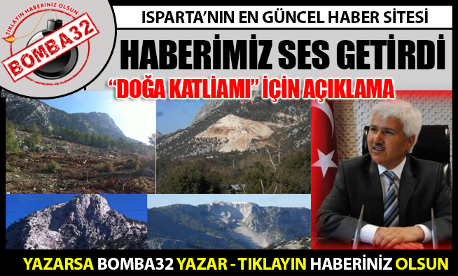 ORMAN BÖLGE MÜDÜRÜ AÇIKLAMA YAPTI