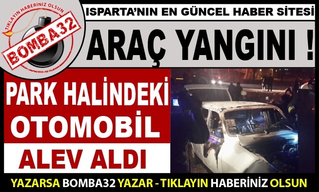 Otomobil Alev Aldı!