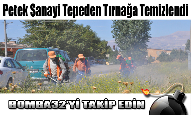 Petek sanayi tepeden tırnağa temizlendi