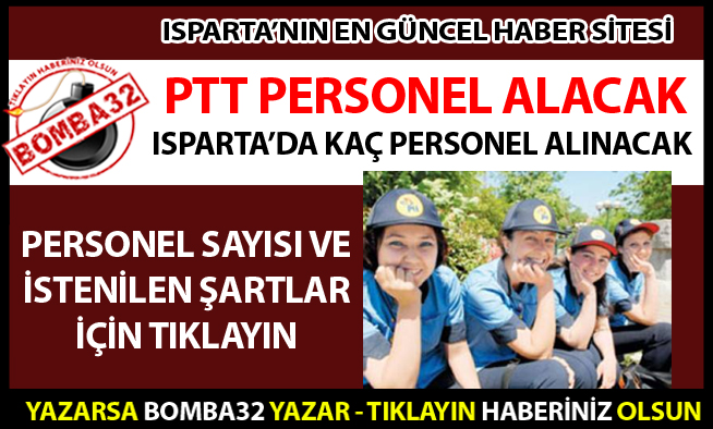 PTT PERSONEL ALACAK!