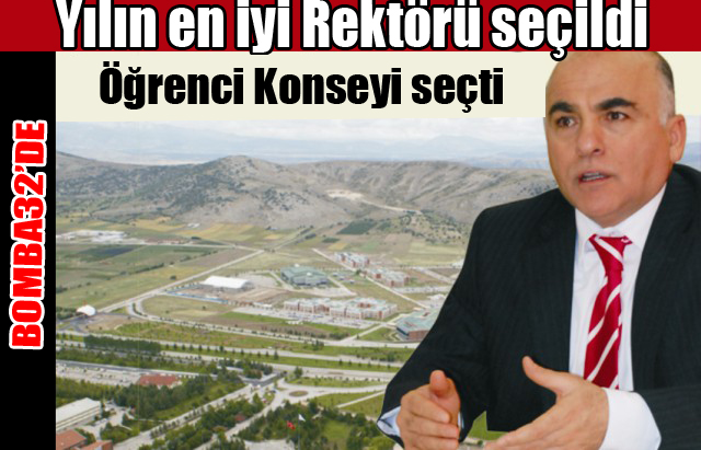 Yılın en iyi Rektörü seçildi