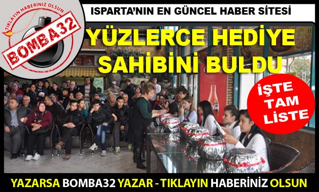 İŞTE KAZANANLAR !