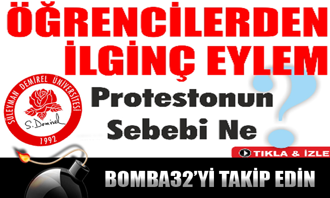 ÖĞRENCİLER EYLEM YAPTI