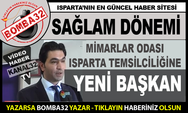 MİMARLAR ODASI YENİ BAŞKANI...