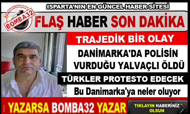 POLİSİN VURDUĞU TÜRK ÖLDÜ !