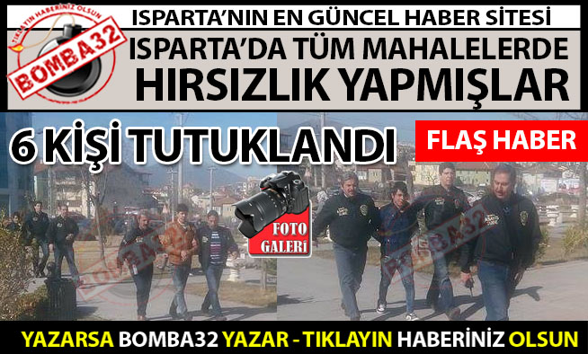 HIRSIZLIK ÇETESİ ÇÖKERTİLDİ!