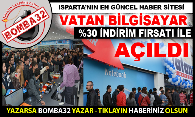%30 İNDİRİM FIRSATI İLE AÇILDI