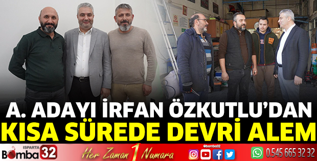 A. Adayı İrfan Özkutlu’dan kısa sürede devri alem