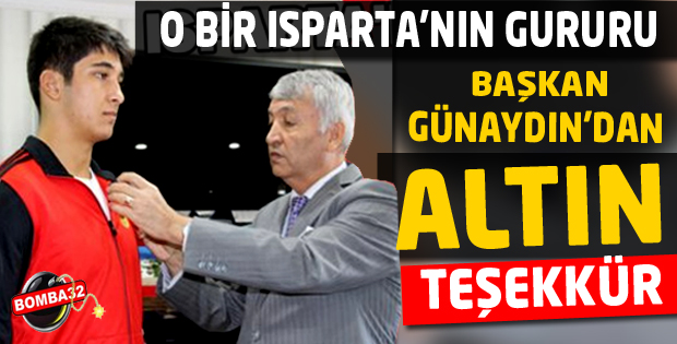 Abdurrahman Öz'e Günaydın'dan altın