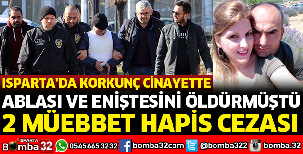 ABLASI İLE UZMAN ÇAVUŞ ENİŞTESİNİ ÖLDÜREN POLİSE 2 MÜEBBET