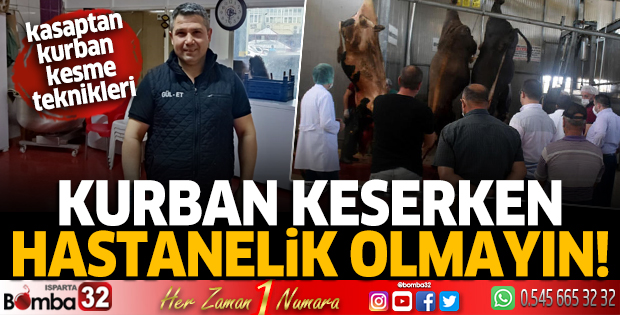 Acemi kasaplar aman dikkat!