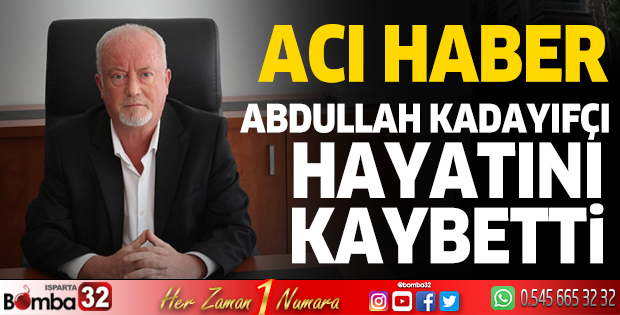 Acı haber 