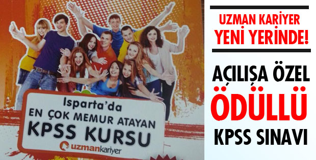 AÇILIŞA ÖZEL ÖDÜLLÜ KPSS SINAVI YAPILACAK