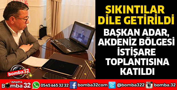 ADAR, AKDENİZ BÖLGESİ İSTİŞARE TOPLANTISINA KATILDI