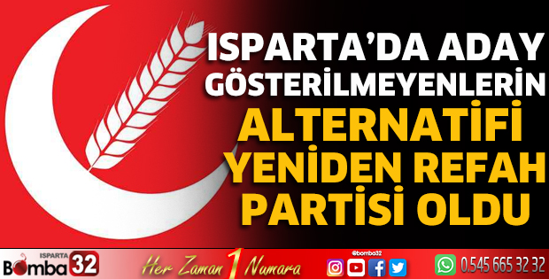 Aday gösterilmeyenlerin alternatifi YRP oluyor 