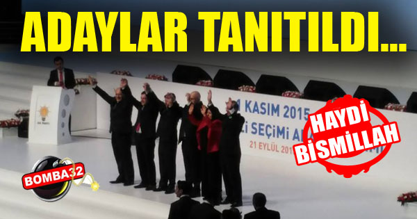 ADAYLAR TANITILDI...