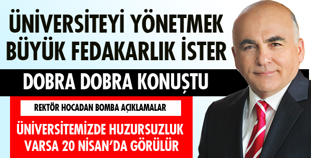 ADİL BİR YÖNETİMİZ