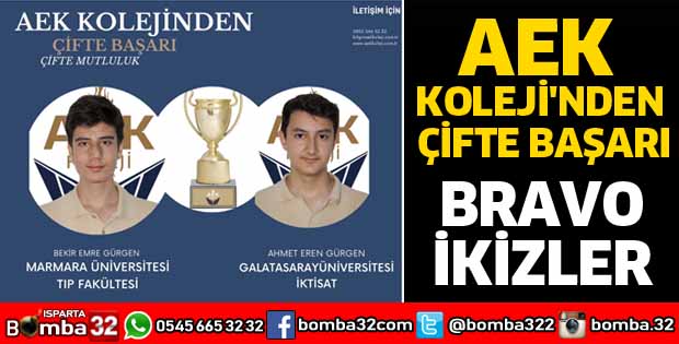 AEK KOLEJİNDEN ÇİFTE BAŞARI
