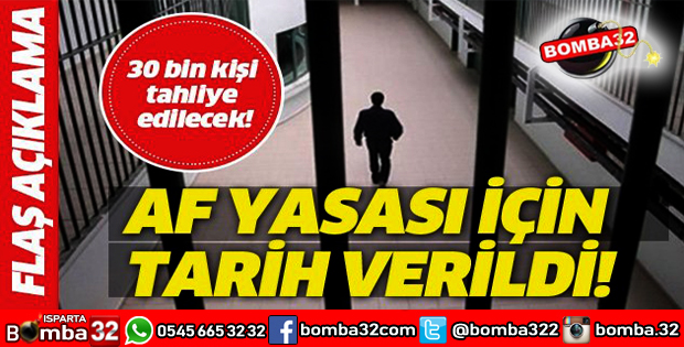 AF YASASI İÇİN TARİH VERİLDİ