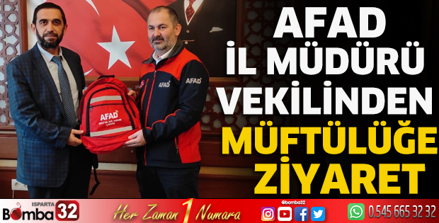 AFAD İl Müdürü vekilinden müftülüğe ziyaret
