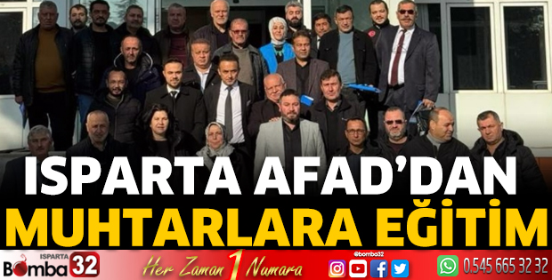 AFAD’dan Muhtarlara Eğitim