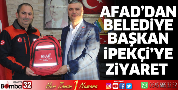 AFAD'dan Başkan İpekçi'ye ziyaret