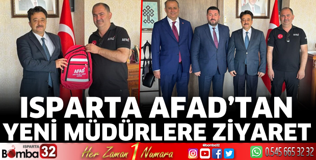 AFAD'tan yeni müdürlere ziyaret