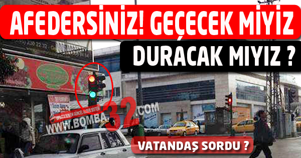 AFEDERSİNİZ! GEÇECEK MİYİZ, DURACAK MIYIZ ?