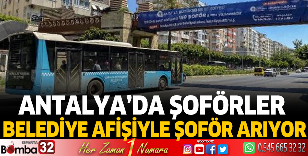 Afişle şoför arıyorlar