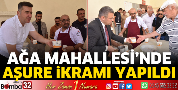 Ağa Mahallesi’nde aşure ikramı programı düzenlendi