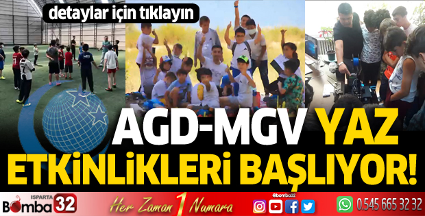 AGD-MGV yaz etkinlikleri başlıyor