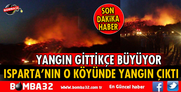 AĞILKÖY'DE YANGIN ÇIKTI